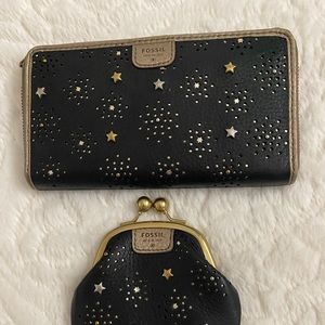 Fossil wallet and coin purse